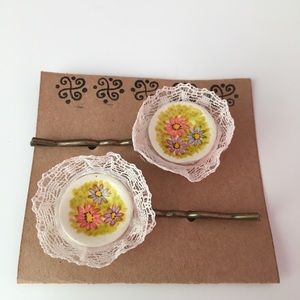 Beautiful handmade bobby pins